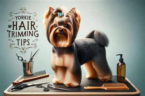 Yorkie Hair Trimming Process