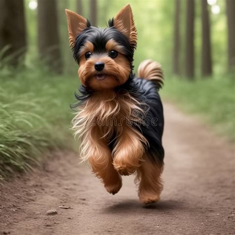 Yorkshire Terrier running