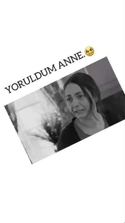 Yoruldum be anne #keşfet #sablon #lyrics YouTube.