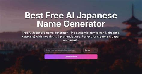 Yoshi name generator. .  Free Japanese name generator.  Discover unique and meaningful...