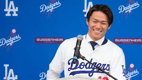 Yoshinobu Yamamoto joins the Los Angeles Dodgers, vows to compete for championships alongside Ohtani