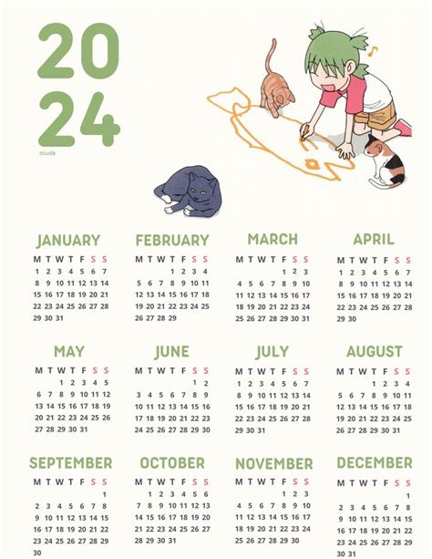 Yotsuba Calendar