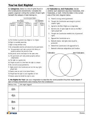 I Have Rights Key Worksheets - K12 WorkbookThe Goldberg Court answered this question by holding that the state must provide a hearing before an impartial judicial officer, the right to an attorneys help, the right to present evidence and argument orally, the chance to examine all materials that would be relied on or to confront and cross-examine adverse …. 