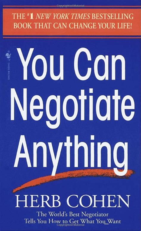 You Can Negotiate Anything: The World