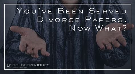 You Just Got Served Divorce Papers, What’s Next?