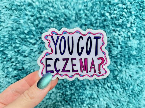 You got eczema. Atopic dermatitis (eczema) is a condition that causes dry, itchy and inflamed skin. It's common in young children but can occur at any age. Atopic dermatitis is long lasting (chronic) and tends to flare sometimes. It can be irritating but it's not contagious. 