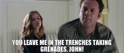 Wedding Crashers (2005) clip with quote Leave me in the trenches Taking grenades, Jen! Yarn is the best search for video clips by quote. Find the exact moment in a TV show, movie, or music video you want to share. Easily move forward or …. 