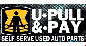 U Pull & Pay, Pittsburgh, Pennsylvania. 10,972 likes · 230 talking about this · 711 were here. Used Auto Parts at Rock Bottom Prices! We Buy Used Cars & Trucks!. 
