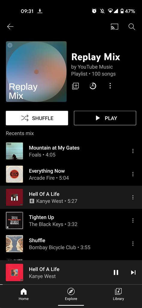 YouTube Music s Replay Mix What It Is and How to Use It