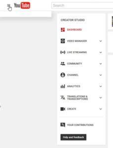 YouTube Sidebar Drop Down Menu not appearing Fix