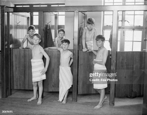 Young Boys Changing In Locker Room