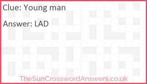 Young Man Crossword Clue