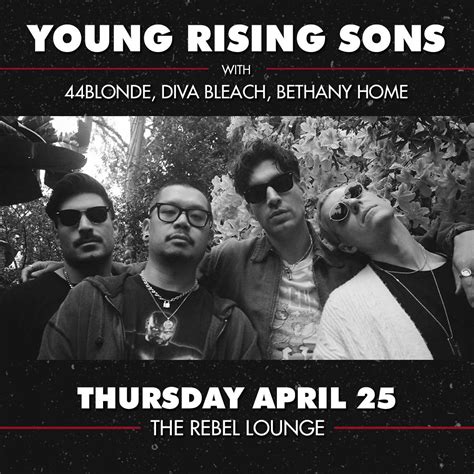 Young Rising Sons Tour Announcements 2024 & 2024, …