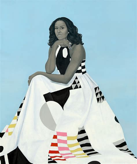 Young artist recognized for portrait of former First Lady Michelle Obama 