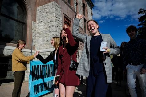 Young environmental activists prevail in first-of-its-kind climate change trial