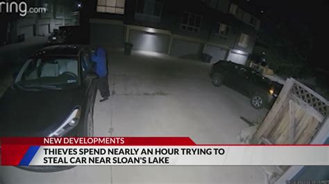 Young thieves spend nearly an hour trying to steal a car near Sloan's Lake