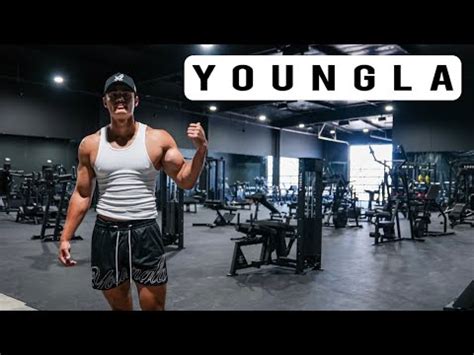 Youngla gym. Our gym shorts also vary in cotton and polyester. The shorts are specifically designed to help you in the gym during your workouts and exercises. YoungLA has done a lot of research on what your needs are during squats, lunges, leg press, cardio, running, jogging, yoga and any other type of exercise that includes legs. 