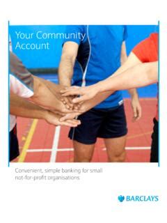 Your Community Account - Barclays