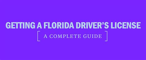 Your FirstTime Florida Drivers License Guide Driving Guide