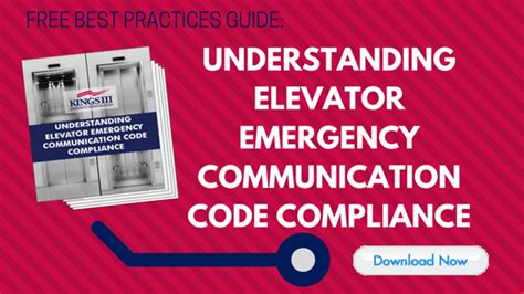 Your Quick and Easy Elevator Code Checklist Kings III