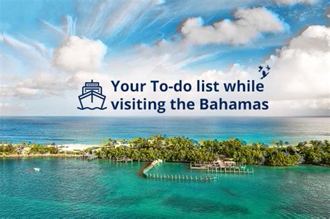 Your To-do list while visiting the Bahamas - Shiny Seas