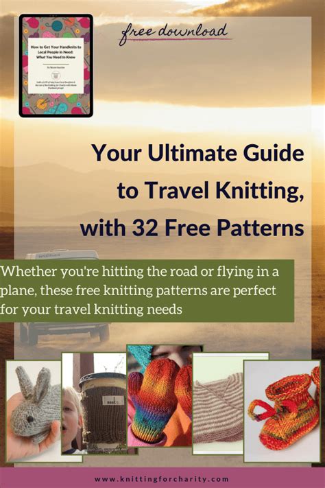 Your Ultimate Guide to Travel Knitting, with 32 Free Patterns via