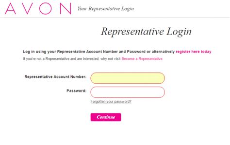 Your avon login com. Kein Problem - auf www.avon-karriere.de können Sie sich umfangreich informieren. Sie haben Probleme mit dem Login oder der Registrierung? Unser Kundenservice hilft Ihnen gerne weiter unter 0811 / 29999020 . 
