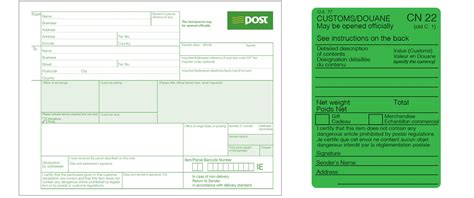 Your guide to customs charges and forms Personal An Post