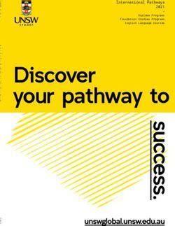 Your pathway to - UNSW International