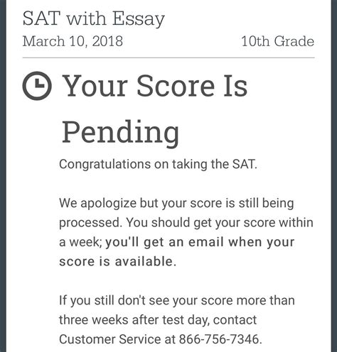 Your score is still pending sat. If the expected score release date has already passed and you still don't have your score, it could be due to administrative issues or a delay in processing. In that case, I … 