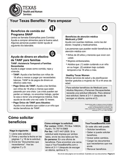 Your texas benefits solicitud de beneficios. Things To Know About Your texas benefits solicitud de beneficios. 