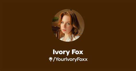 Yourivoryfox Onlyfans Nude