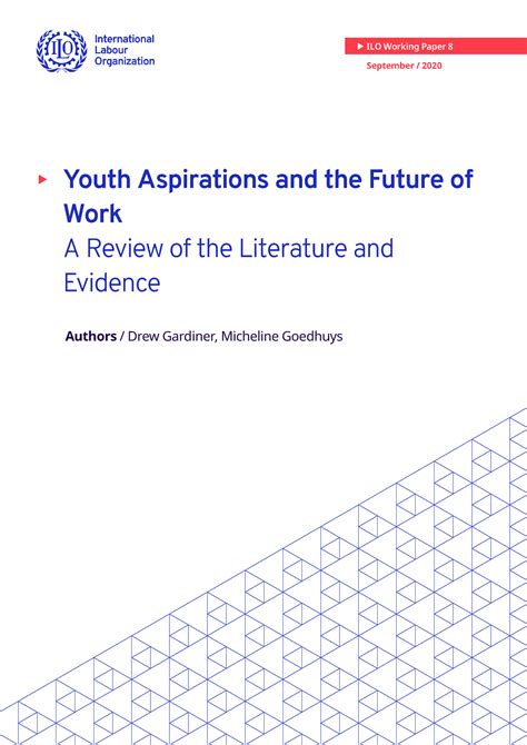 Youth Aspirations and the Future of Work: A Review of the …