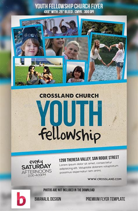 Youth Program Flyer Template Design