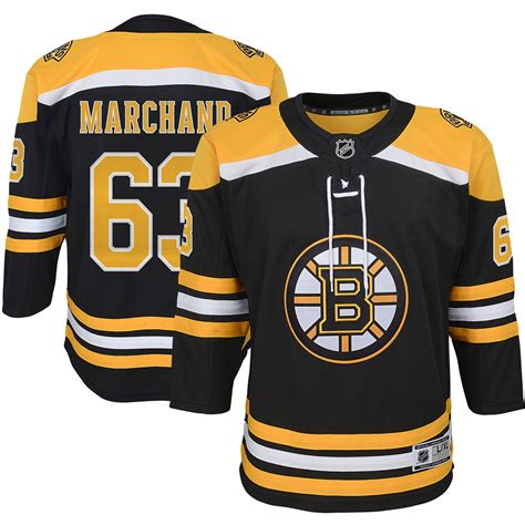 Bruins Youth Centennial Blank Third Jersey $95.00. Sale. Quick view Choose Options. McAvoy Youth Premier Third Jersey MSRP: $125.00 Was: $125.00 Now: $69.99. Sale. Quick view Choose Options. Bruins Youth Premier Third Jersey MSRP: $85.00 .... 