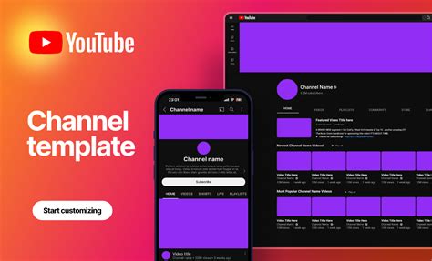 Youtube Channel Template