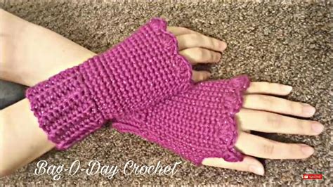 Youtube Crochet Fingerless Gloves