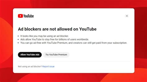 Youtube blocks adblockers. 