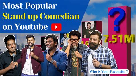 Youtube comedians.  Watch this video on YouTube.  He has released multiple stand-up comedy speci...