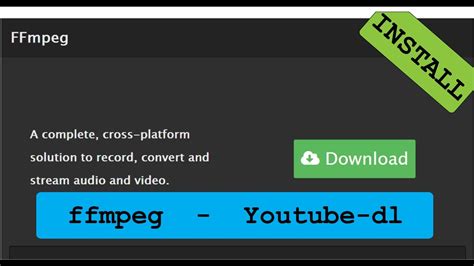 Youtube dl requires ffmpeg. .  <a href=https://exp-admin.elody.ai/assets/...