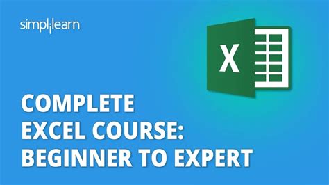 Youtube excel advanced.  This video on complete excel course - beginner to...