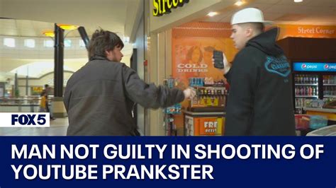 Delivery driver Alan Colie, 31, (pictured) was acquitted in the shooting of a YouTube prankster who followed him around a Virginia mall with a camera close to his face to provoke a reaction