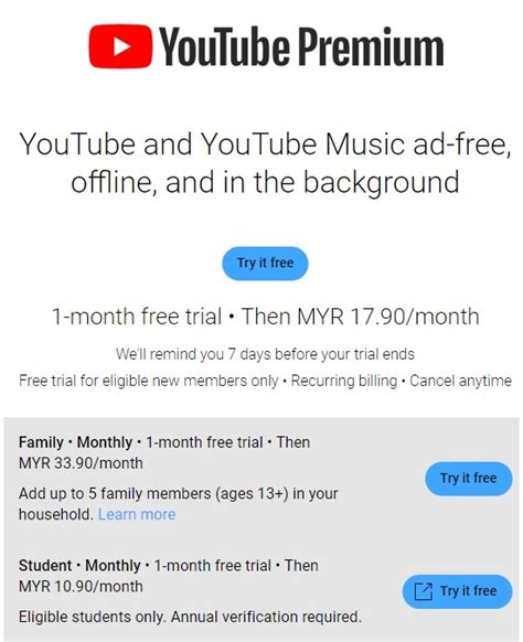 Youtube premium annual plan price. Go to the Student Plan landing page for YouTube Premium or YouTube Music Premium. Select Get Premium. Type in your school on the SheerID form. If your school is on the list, then student plans are available. Be verified as a student by SheerID. For help with the verification process, email SheerID at customerservice@sheerid.com. 