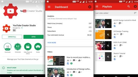 Youtube studio creator.  Manage your YouTube channel, upload videos, a...