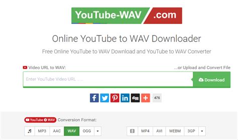 Youtube to wav