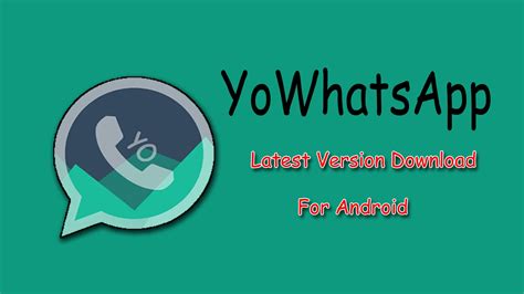 Yowhatsapp download. Things To Know About Yowhatsapp download. 