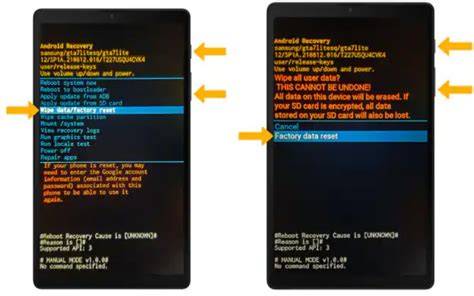 Yq10s tablet factory reset no command.  Also known . Android “no command”...