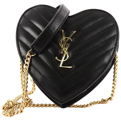 Ysl Heart Purse - 9 For Sale on 1stDibs