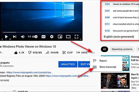  You can use NoteGPT to transcribe the youtube videos with just 3 simple steps. Step 1: Obtain and copy the link of the YouTube video. Step 2: Paste the link into the provided input box on the YouTube Transcript Generator. Step 3: Click the generate button, and you will instantly see the subtitles or full transcripts for the YouTube video. . 