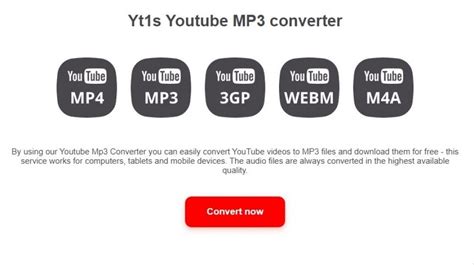 Comment convertir Youtube en MP3 ? 1 copiez et collez simplement l'URL de la vidéo YouTube dans la zone de téléchargement. 2 sélectionnez le format et la qualité souhaités. 3 cliquez sur le bouton de téléchargement pour enregistrer le fichier sur votre ordinateur ou votre téléphone. Yt1s YouTube To MP3 Converter vous permet de ...